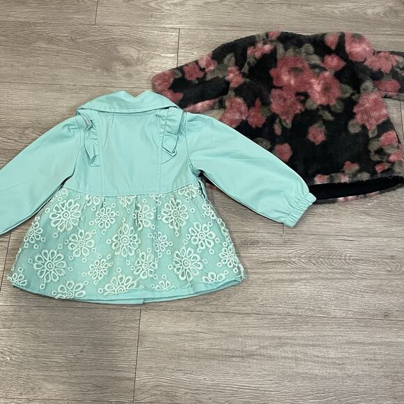 Girls Jacket Bundles 0-6 Months Fall Floral Outfit Lightweight - Picture 2 of 10